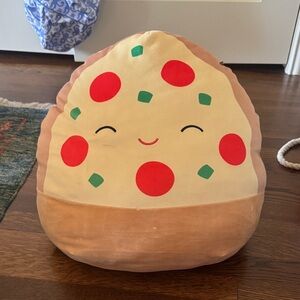 Squishmallows Pizza Slice Plush - Red, Green, Tan
